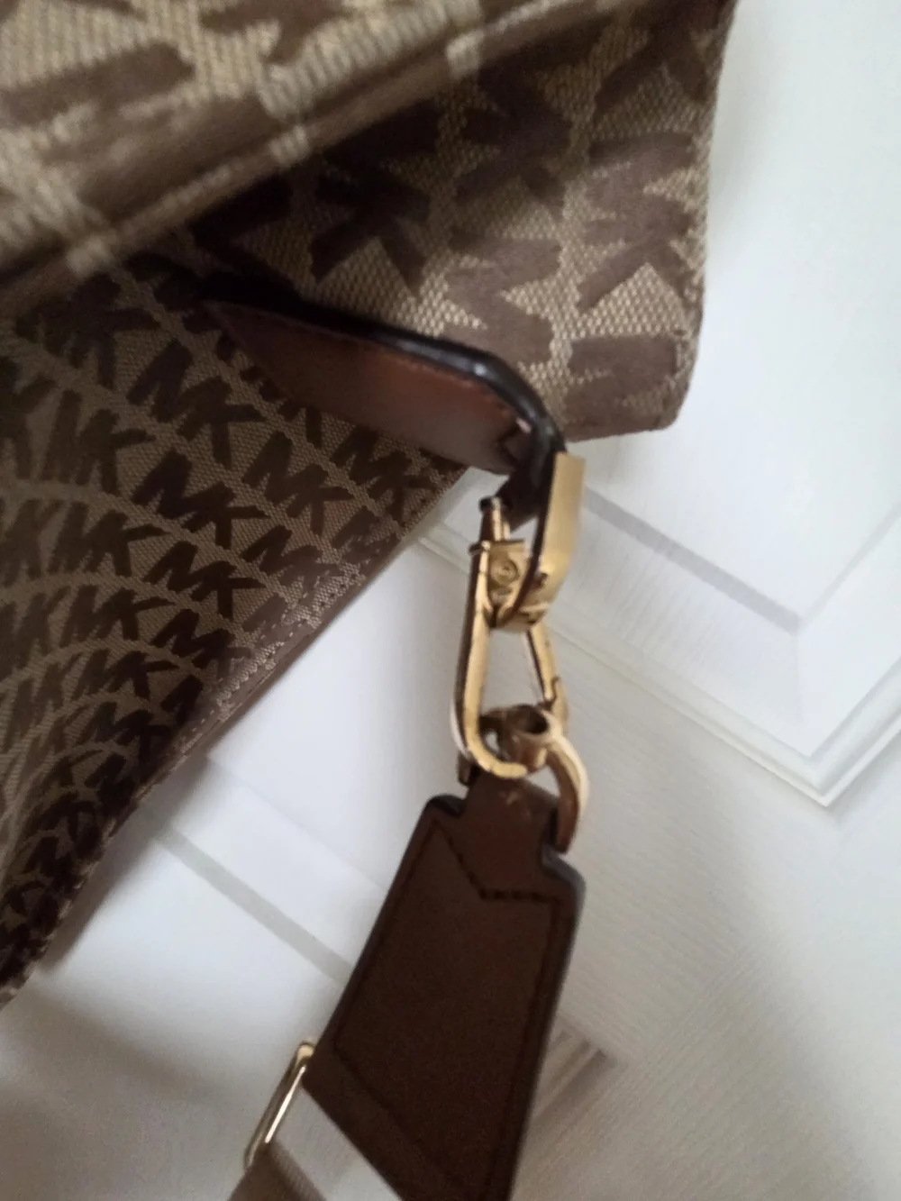 Michael Kors Brown Logo Tote Bag